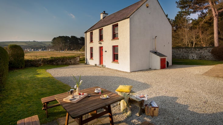 The exterior of Strand House, County Antrim